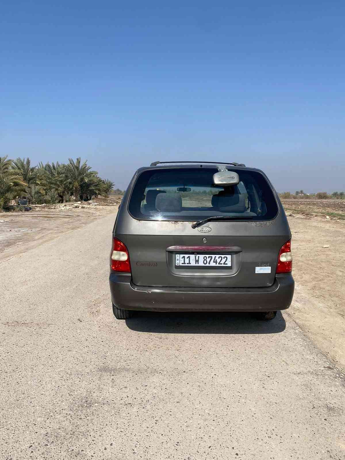 كرنفال مديل 2000للبيع جاهزه من كلشي تخم تاير حداديه كير مكينه تبريد عوزه غاز كهربائيات شغاله السعر 60وبيهة مجال مكان السماوه ***********
