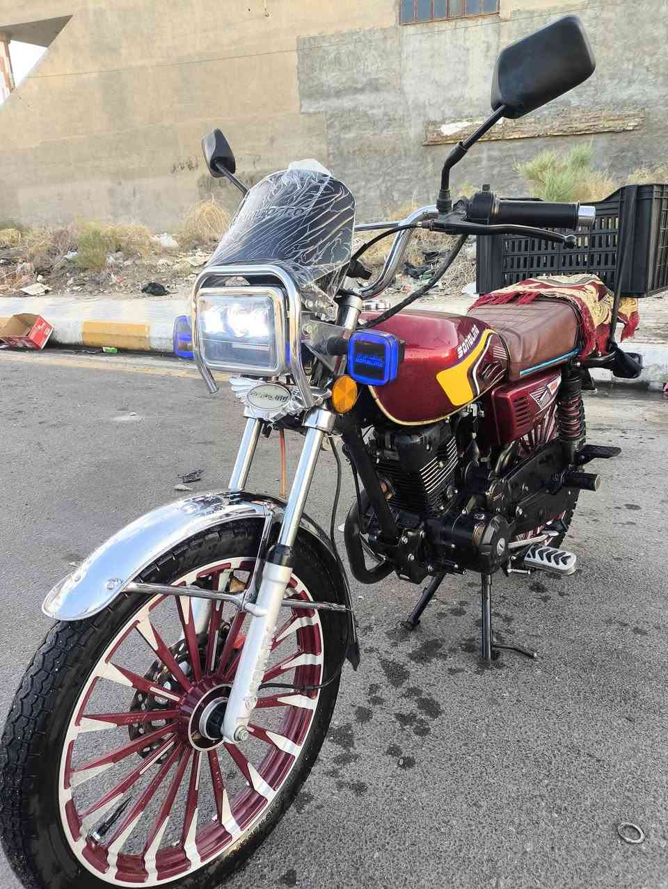 دراجه موديل 26؟/محرك 200 شرط تروح تفحص كلشي بيه بلادي وشغال شاشه شغاله 0776208059 تواصل
