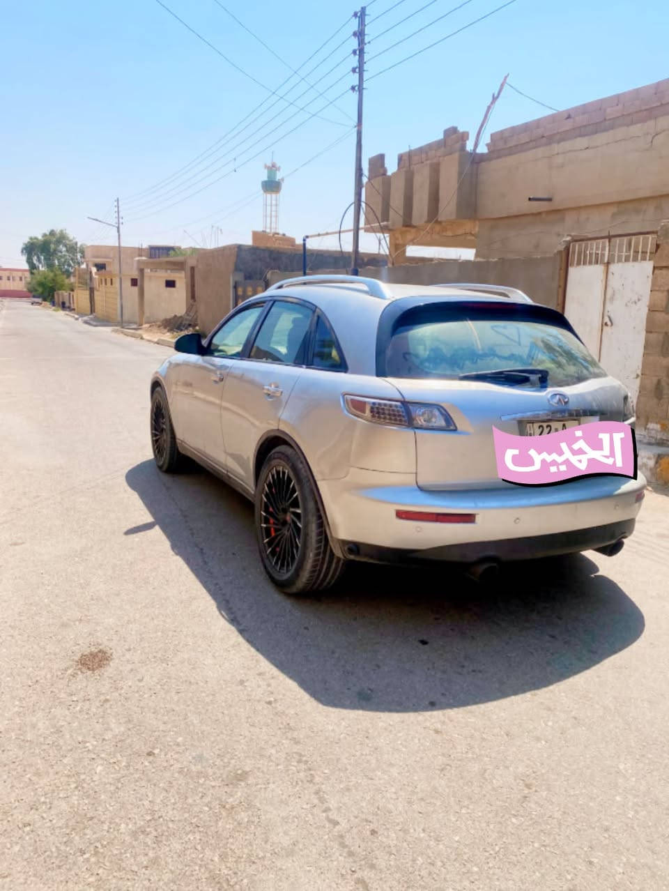للبيع او مراوس. حسب القناعه
انفنتي FX35 خليجي  موديل ٢٠٠٦مكفوله  من ضربه وصبغ وسونار موجود 

محرك ٣٥ لبلادي كير اتو  تبريد شغال قطعتين فتحه شغاله طكتين تخم تاير ويل حجم ٢٠ منضمون زينون كشنات كهرباء رقم أربيل دولي تنفذ السنويه ٢٠٣٠  شرط التحويل ماشيه ٣٩٠ الف كيلو  للاستفسار اتصل ع والرقم *********** وبي وتس اب او ادخل خاص وتدلل
