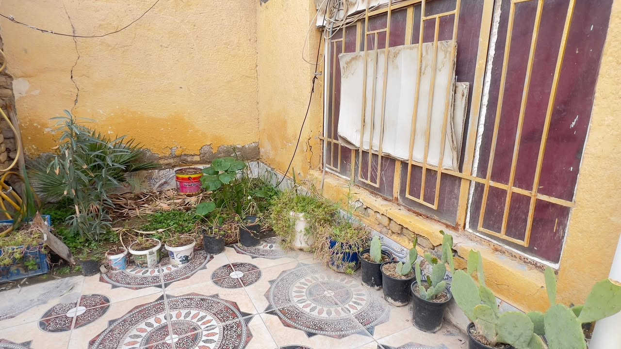 سلام عليكم دار للبيع طابو
منطقة الصلبة الاولى شارع دكتور عمار مساحته 168ونص متر يتكون من غرفتين وديوانيه وصاله ومطبخ وصحيات خارجيه وحمام داخلي وترك. درج خارجي على الترك ومخزن بالسطح بناء طابوك عكاده والسطح شتايكر السعر 115وبي مجال. 
للاستفسار ***********
