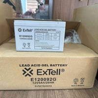 🔋متوفر لدينا بطاريات ExTell الأصلية (Lead Acid Gel Battery) موديل E120...