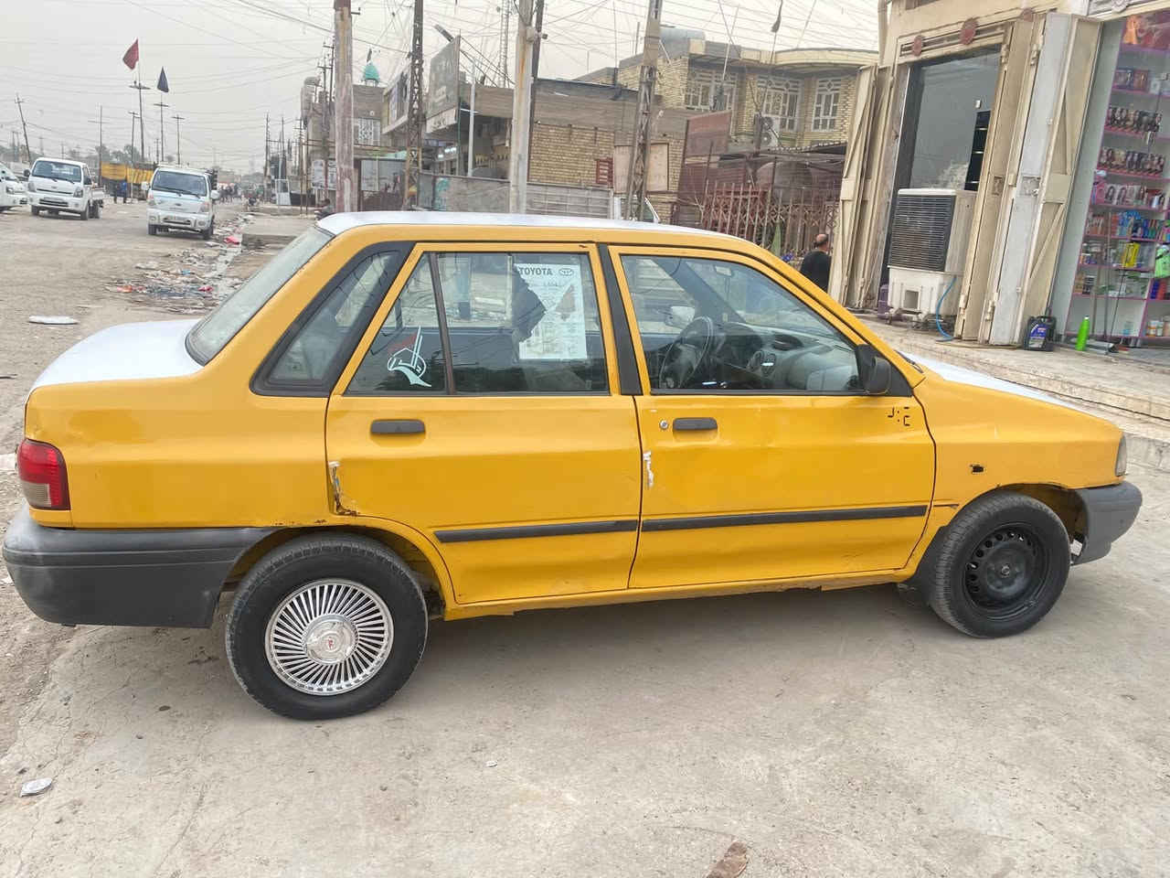 السلام عليكم سايبه مديل ١٢ بيه تلحيضات مصفره غرامات وهيه مكلف بنشر *********** مكاني بغداد المعامل
