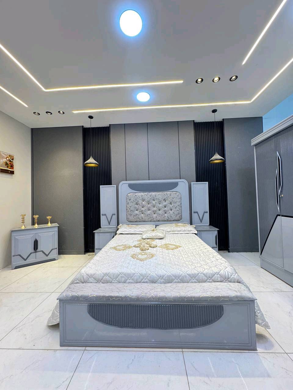 غرف نوم صاج • تصميم تركي • توصيل بغداد