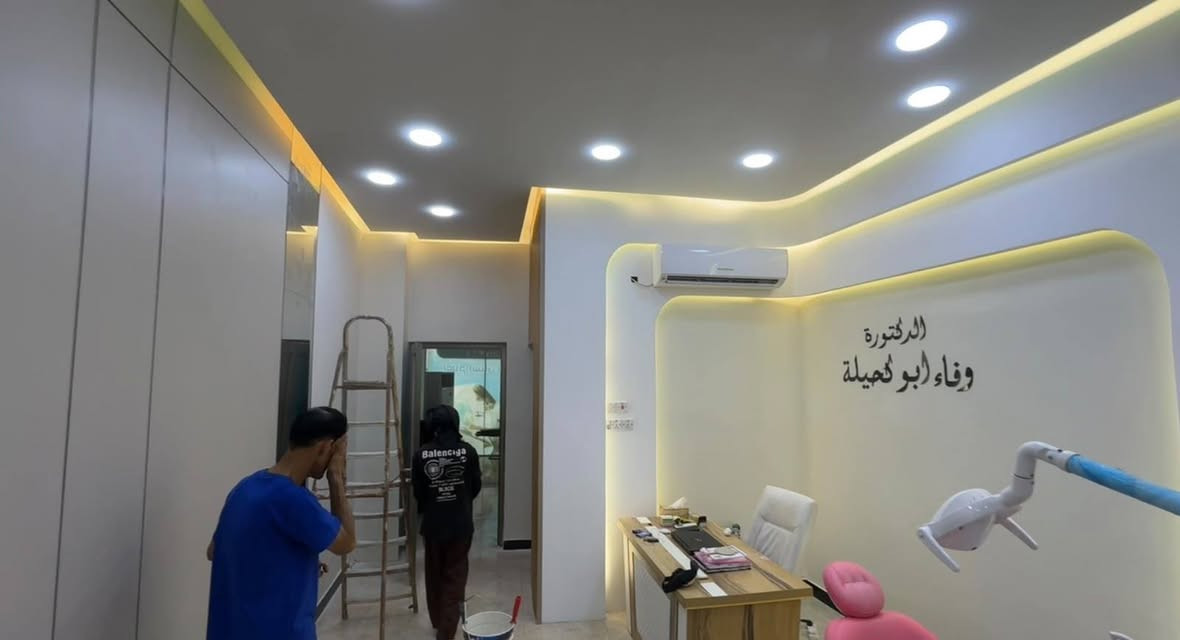 من أعمالنا .
. بمجال الجبس والبديل الخشب 
. موسى للديكور  ***********
