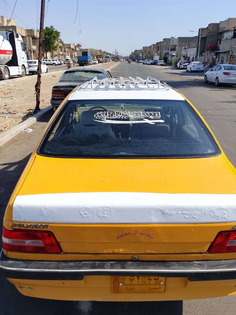 بيجو للبيع موديل 15 سيارة مكينة وكير وصدر كهربيات كلهن جديد أبيع كوم حديد راعيها بديوانية ماواصلة اتكفل من سرقة وعشاعر مكان بغداد سعر 15ورقة قفلها ***********
