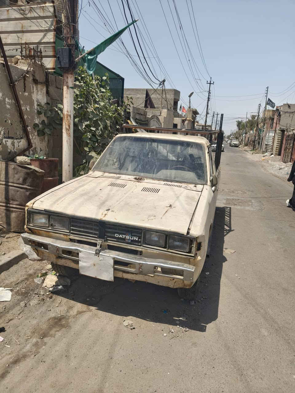 للبيع داتسن 80
السياره لبيعها على وضعها باتري ضعيف
والزنجبيل يطخ بالضاغطه عدا هاي ما بيها
السياره رقمها ورقي معاملتها بالغزاليه رقم ألماني تسحب وتقدم عالاوربي
راعيها الشرعي موجود وما يطلب دينار تحب وكاتبة وياه عادي
السياره جاهزه وذني النواقص فقط
العنوان بغداد بوب الشام
السعر ١٥ورقه
***********
