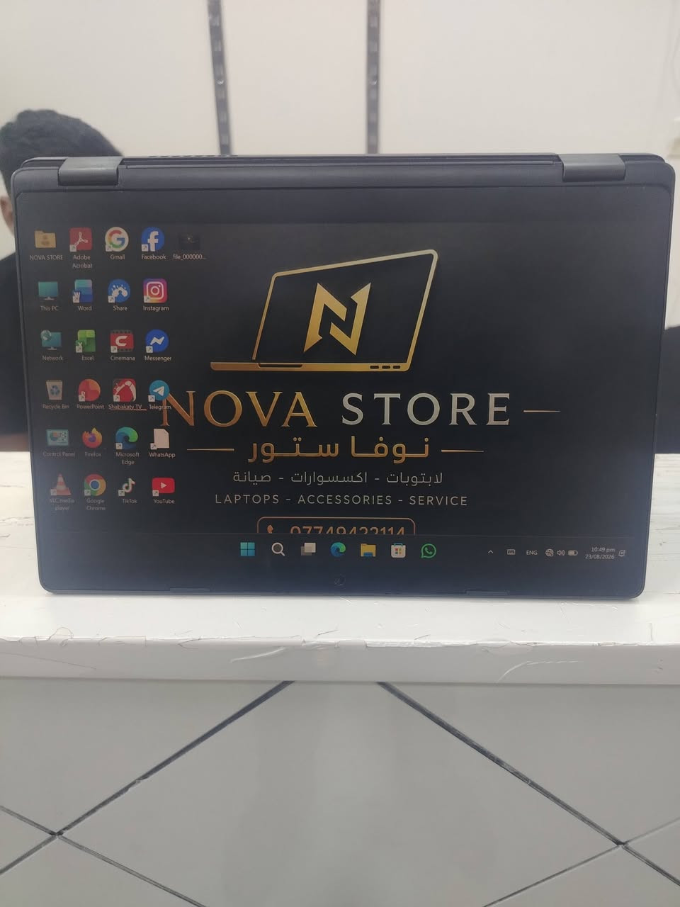 السلام عليكم ورحمة الله وبركاته
لابتوب، dell Latitude
I5 8th
8gb ddr4
256ssd NVMe SAMSONG
4gb Shared
14 FHD tuch
السعر ٢٧٥
العنوان بابل شارع أربعين يتوفر توصيل لجميع محافظات العراق مع الابتوب هديه ماوس وجنطه
للتواصل ***********
***********
