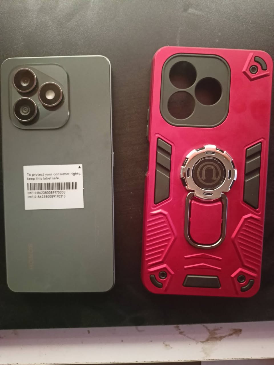 Honor x8d دبل سيم 256
البارحه اخذته ب360 حطيتله كفر و لاصق واريده ب330
