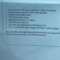 HP OMEN 16-ae0073cl 16.1 Gaming Laptop  كارتونه وكامل اجاني هدية من ام...
