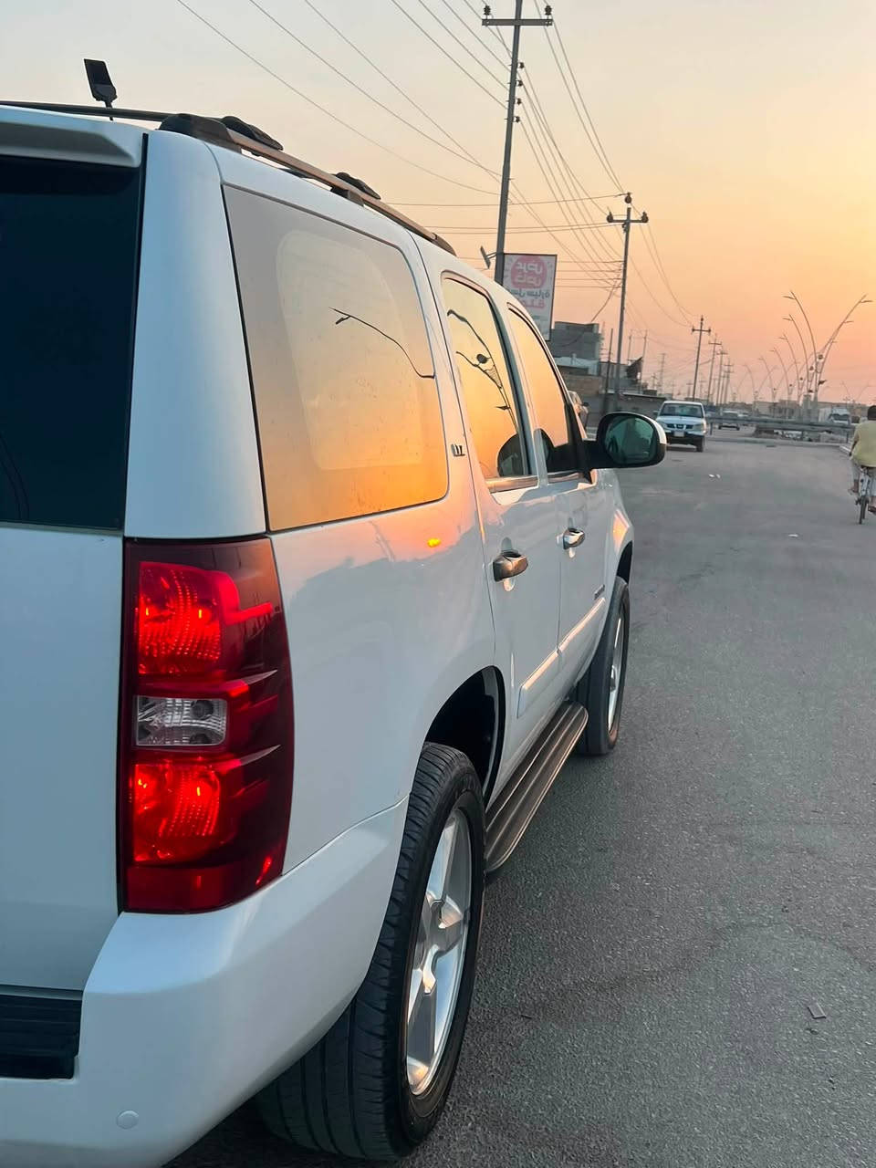 تاهو 7
LTZ فول 1/1
 كفاله عامه ضربه صبق  كير محرك    
وارد خليجي  رقم بغداد دولي 
شاشه لايت زنون  ارضيه جلد  
  8سلندر.    
 العنوان بصره  شط العرب الجزيره  
رقم الهاتف   ***********  
واتساب ***********
السعر 179
