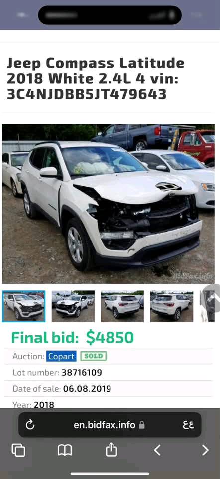 سلام عليكم جيب كومباس موديل 2018  
فور ويل 4x4
لون ابيض لاتيويد 
فول مواصفات ماعدا البونوراما 
مميزات السيارة 
كار بلاي مع شاشة كبيرة 
كاميرا خلفية
ادامة كاملة 
بصمة ابواب مع ترحيب  
سايد بريك بصمة 
وضعيات القيادة 
مثبت سرعة 
رقم كربلاء مشروع وطني بأسمي تحول ثاني يوم
طخم تاير جديد
محرك 2400 مكفول 
كير 9 نمر مكفول 
تدفئة تبريد قطعتين كفالة 
داخلة في حالة ممتازة
عدد المسارات 86 الف ميل 
حدادية 100%
السعر واتساب ***********
العنوان النجف
