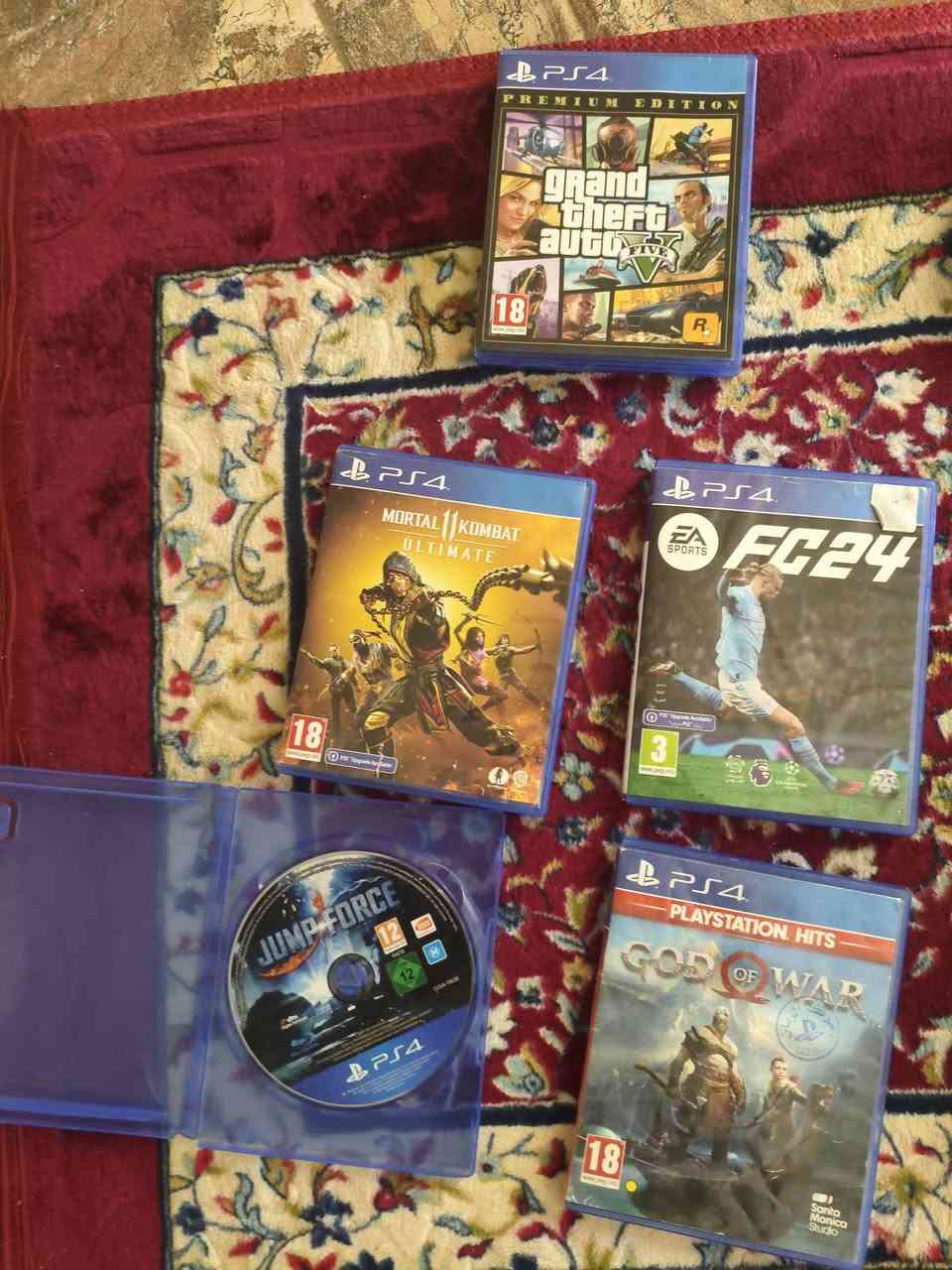 بلي 4 سليم ابيض ياباني نظيف بدون يدات بسعر 200 الف دينار عراقي ويجي وياه 5 اقراص والي هن 

gta5
mortal kombat 11
fc24
god of war 2018
jump force 

الموقع الرمادي - حي الملعب -قرب مدرسة المأمون للتعليم الاساسي 

للتواصل ***********
