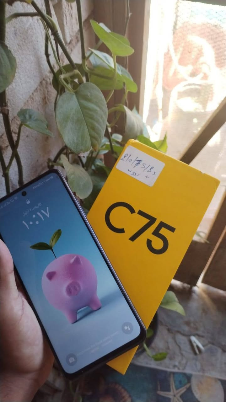 سلام عليكم جهاز ريلمي C75 الجهاز نضيف مامفتوح بي فقط فطر صغير أعلى الشاشه ذاكره 256 الجهاز كله شغال السعر 150 وبي مجال حك الجيه  المكان كربلاء حي النصر ***********
