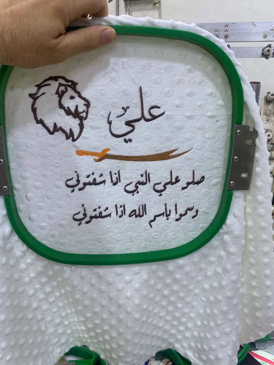 ذوالفقار الخالدي • تطريز ليزر • واسط الكوت