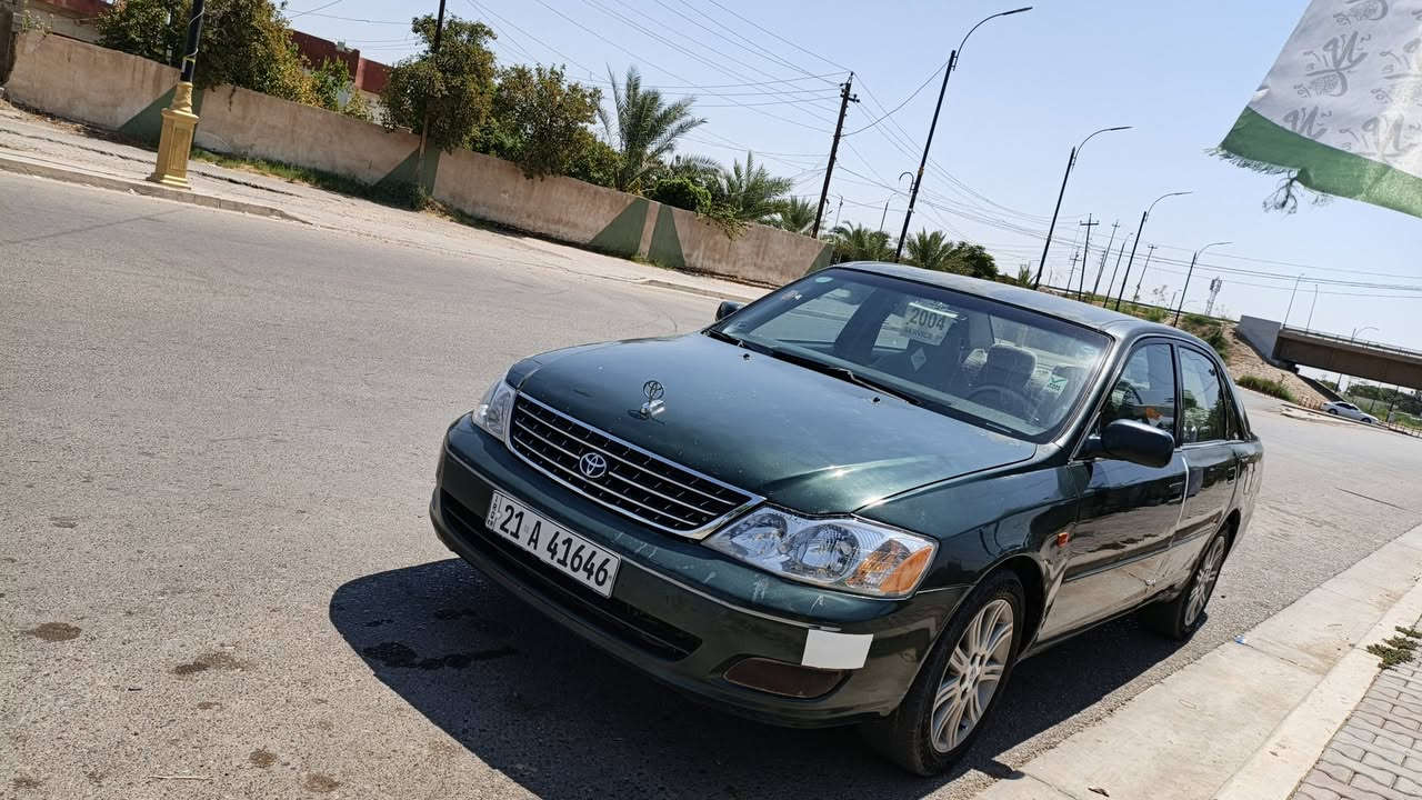 تحيه طيبه 
تويوتا افلون ✅
موديل 2001 خليجي
رقم سليمانية باسمي تحويل مباشر
سياره جاهزه ماتصرف عليه ابد 
بيه 4 قطع كلير اثر جراد جماليه 
كير محرك بشرط 
السعر 76$ وبيه مجال
مكاني صلاح الدين بلد /الظلوعية 
***********
 ***********
