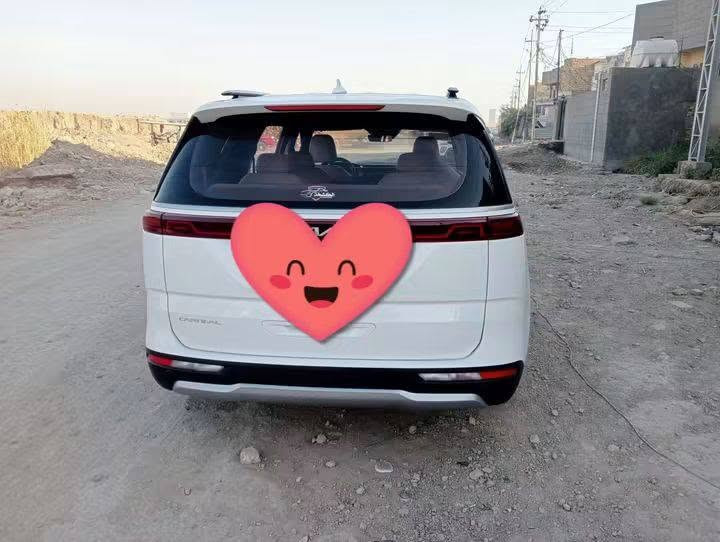 .المكان الدوانيه
كيه كرنفال موديل 23 مكفوله كفاله عامه رقم بغداد 3قطع تبريد 9 راكب خطين غاز بانزين مكينه  كير حداديه مكفولات تخم تاير شاشه للعبريه كبيره حساساة اماميه خلفيه مري شفط كامره خلفيه قياده ذاتيه بعد بيه مواصفات السعر الاتصال على الرقم ***********
