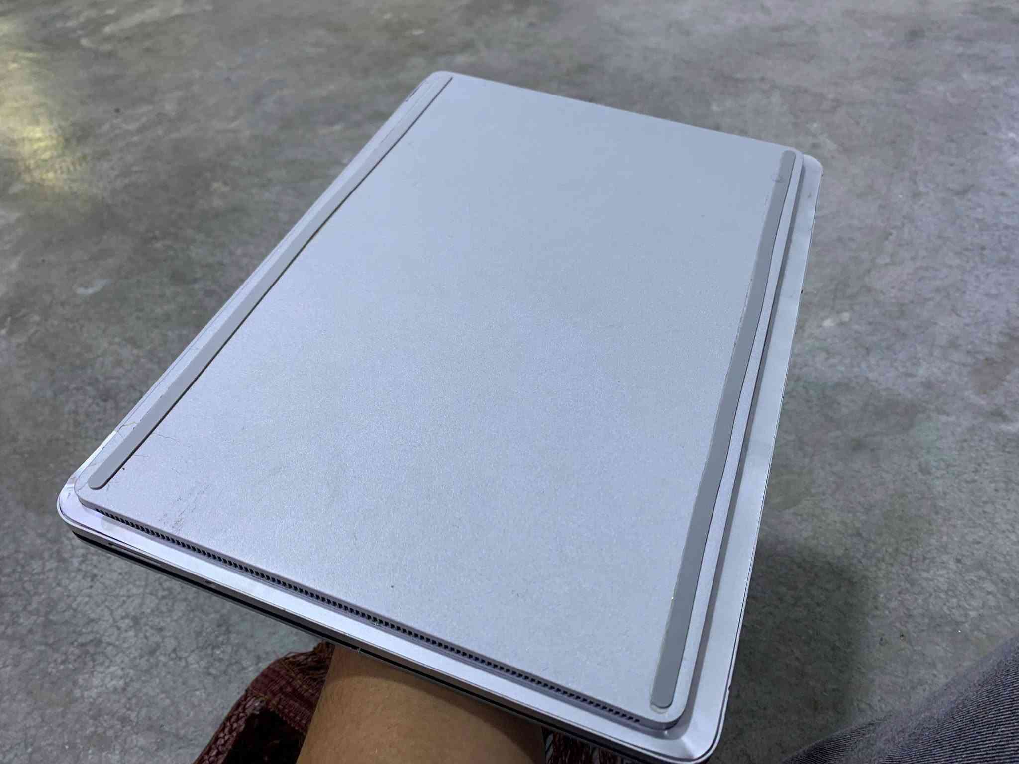 Microsoft Surface Studio RTX3050 TI 4GB
لابتۆپ بۆ فڕۆشتن 💻

پڕۆسێسەر: Intel Core i7-11370H (نەوەی 11)

ڕام: 16GB

هارد: 512GB SSD

کارتی گرافیک: RTX 3050 Ti 4GB

شاشە: 14.4 دیجیتاڵ تاچ 120Hz لەمس

تەندروستی پاتری: %78.7

دۆخی ئامێر: زۆر پاکە، تەنها شوێنی ڕەبری لایەنی هەیە (لە وێنەدا دیارە).

باشە بۆ: بەرنامەکانی ئەندازیاری، دیزاین، مۆنتاژ و یاری.

📍 شوێن: کەلار 📞 پەیوەندی: *********** 💰 نرخ: 630$

نص مكتوب في الصور:
- System > About Storage 477 GB 55 GB of 477 GB used Graphics Card 4 GB Multiple GPUs installed Installed RAM 16.0 GB Processor 11th Gen Intel(R) Core(TM) i7-11370H @ 3.30GHz 3.30 GHz Rename this PC DESKTOP-ERSAHUE Surface Laptop Studio Copy Device specifications Device name DESKTOP-ERSAHUE Processor 11th Gen Intel(R) Core(TM) i7-11370H @ 3.30GHz 3.30 GHz Installed RAM 16.0 GB (15.8 GB usable) Device ID 43968FA4-DEEB-4B61-95F3-D50F859DF593 Product ID 00330-66940-87442-AAOEM System type 64-bit operating system, x64-based processor Pen and touch Pen and touch support with 10 touch points Copy Related links Domain or workgroup System protection Advanced system settings Windows specifications Edition Windows 11 Pro Version 23H2 Installed on 8/14/2023 OS build 22631.6199 Experience Windows Feature Experience Pack 1000.22700.1108.0
- Battery report
- COMPUTER NAME	DESKTOP-ERSAHUE
- SYSTEM PRODUCT NAME	Microsoft Corporation Surface Laptop Studio
- BIOS	23.101.143 08/14/2023
- OS BUILD	22621.1.amd64fre.ni_release.220506-1250
- PLATFORM ROLE	Mobile
- CONNECTED STANDBY	Supported
- REPORT TIME	2026-09-11 11:05:00
- Installed batteries
- Information about each currently installed battery
- BATTERY 1
- NAME	SurfaceBattery
- MANUFACTURER	SMP
- SERIAL NUMBER	0029064209
- CHEMISTRY	LION
- DESIGN CAPACITY	56,310 mWh
- FULL CHARGE CAPACITY	44,360 mWh
- CYCLE COUNT	556