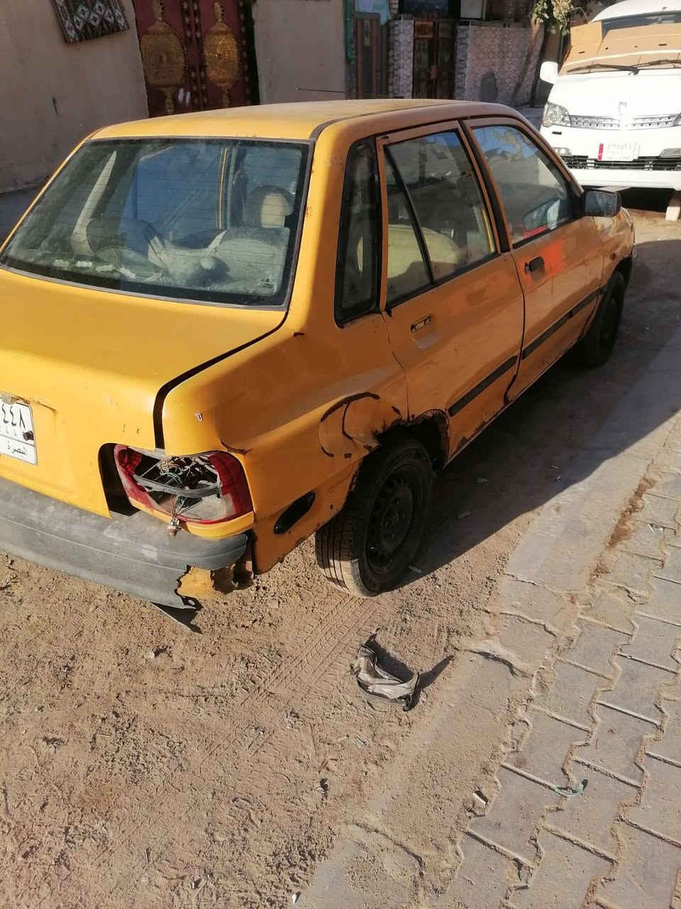 سايبه للبيع موديل 14 بدون سنويه سنويه ضايعه السياره تشتغل بس كايمه العنوان حيانيه السعر 5 ورقات وبيه مجال قليل***********
