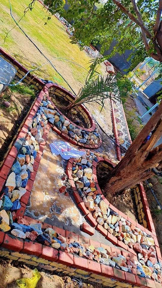 تصميم حدائق • شلالات • منظومة سقي