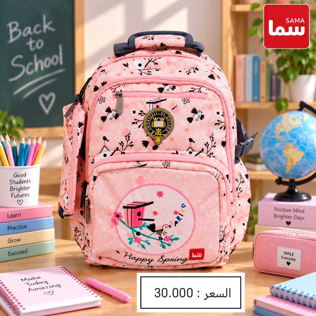 #جاهزين
تشكيلة من الحقائب أكسفورد متوفرة حصراً عند مركز مبيعات الوحيد في العراق #سمامول ✨
التميز و الجودة في حقيبة واحدة 🎒

متوفرة الآن في Sama Mall - سما مول📍
و خدمة الطلب أونلاين متوفرة لراحتكم 🚚

للحجز و الاستفسار يرجى المراسلة على هذا الرقم واتساب ***********

📍 زورونا في فروع سما مول⬇️ 
📍  سما 1 - كرادة خارج
📍 سما 2 -كرادة داخل-دايموند مول - ط3
📍 سما 3 -زيونة-مول دريم سيتي-ط الارضي
📍  سما 4 -كربلاء - مول الحارث-ط3
📍  سما 5 -العامرية-شارع العمل الشعبي
📍  سما 6 - الرمادي - شارع المستودع
📍 سما 7 - الأعظمية - شارع عمر عبدالعزيز

#سما_مول
#جديد

نص مكتوب في الصور:
- السعر : 30.000 الف
- السعر: 30.000 الف
- 30.000 : السعر
- SAMA 30.000
- SAMA
- شما
- 30.000
- السعر: 30.000
- SAMA سما السعر: 30.000
- السعر 30.000 د.ع
- سما
- السعر : 30.000