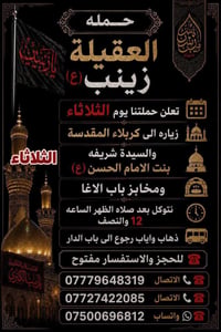حمله العقيلة زينب • كربلاء النجف • ٢٨ صفر