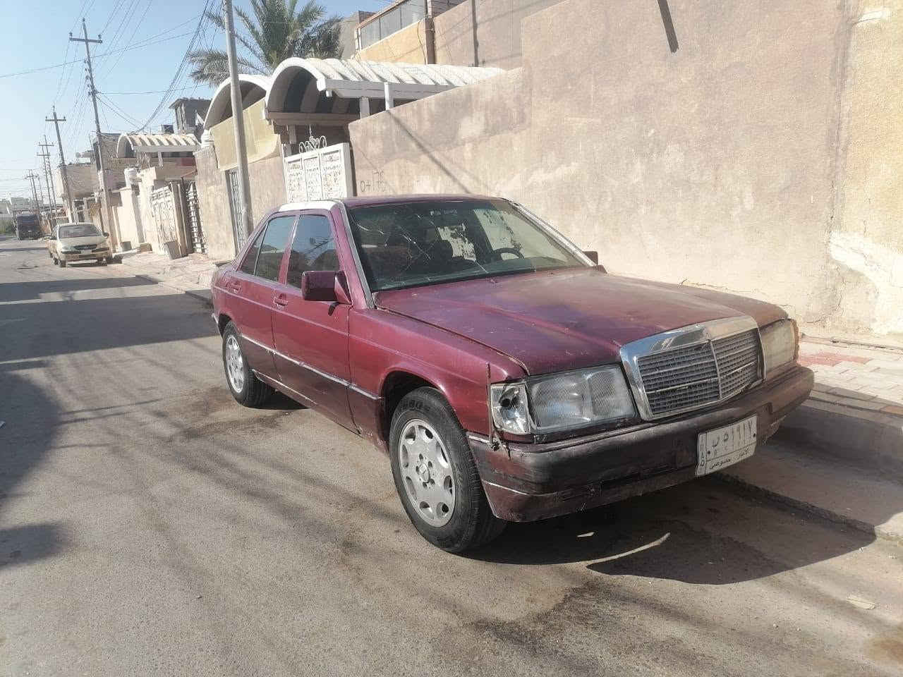 مارسيدس 190 محور كير ومحرك ونجي  سعرها 15ورقه وبيها مجال مكانها كربلاء راعيها مااندالهاكفل سرقه وعشاير ***********
