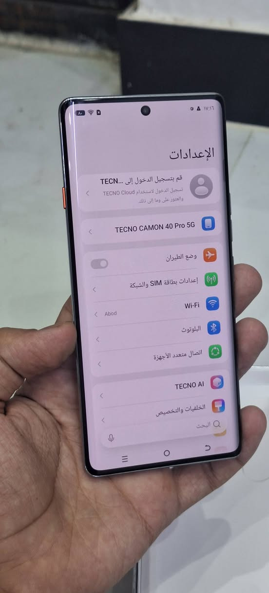 كامون ٤٠ برو 5G • ذاكرة ٢٥٦ • صحة البطارية ٩٨٪