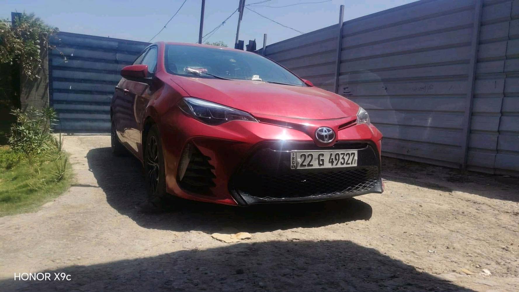 سلام عليكم كورولا للبيع موديل 16 محدثه 19 حادث جاملغ بنيد السياره جديده كير ومحرك مكفول ***********