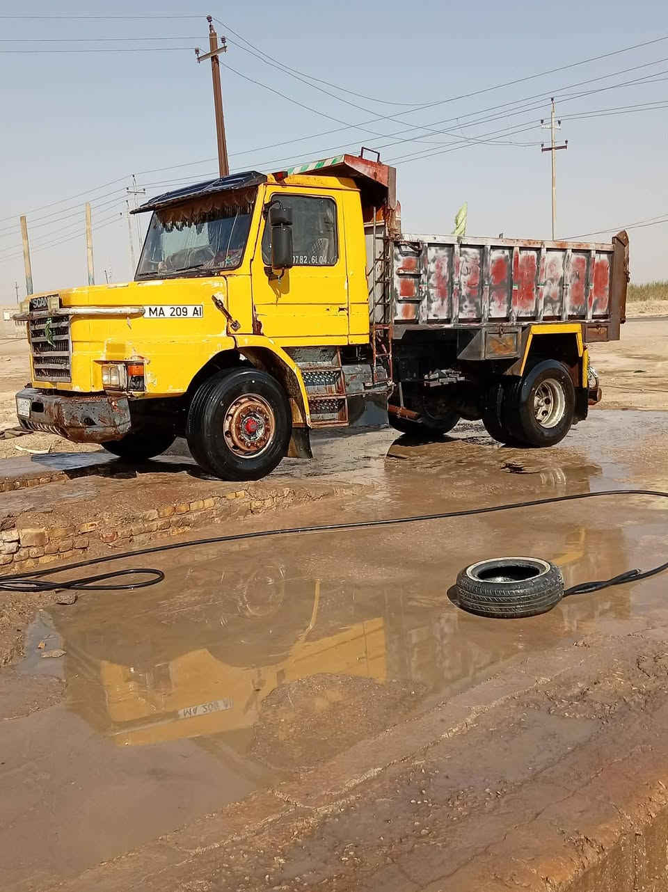 سكانيه 112مكينه كير شاصي كفاله عامه تخم تاير تبريد  الاستفسار ***********
