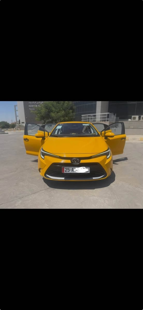 سلام عليكم كورلا هايبرد موديل 2025 🚖💛بدون ضرر بدون شخط بدون رصعة ما بي أي شخط سيارة حيل نضيف بل باكت لوك بيه دفتر بنزين ماشي 30ألف بأسمي مكان كركوك ما جواب تعليقات خابر على رقم (***********/ ***********)📞📱 كركوك, العراق
