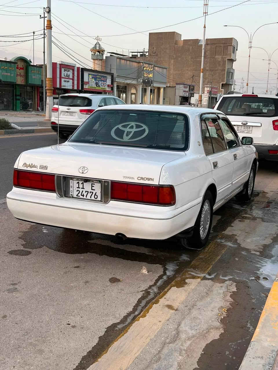 سلام عليكم تيوتا كراون مديل 1995 ايسر بلاد مكفوله من الضربه ونقل جثه رقم إنكليزي بغداد سياره صبغته بلاد جاهزه السياره باسمي مكان السياره سماوه ***********
