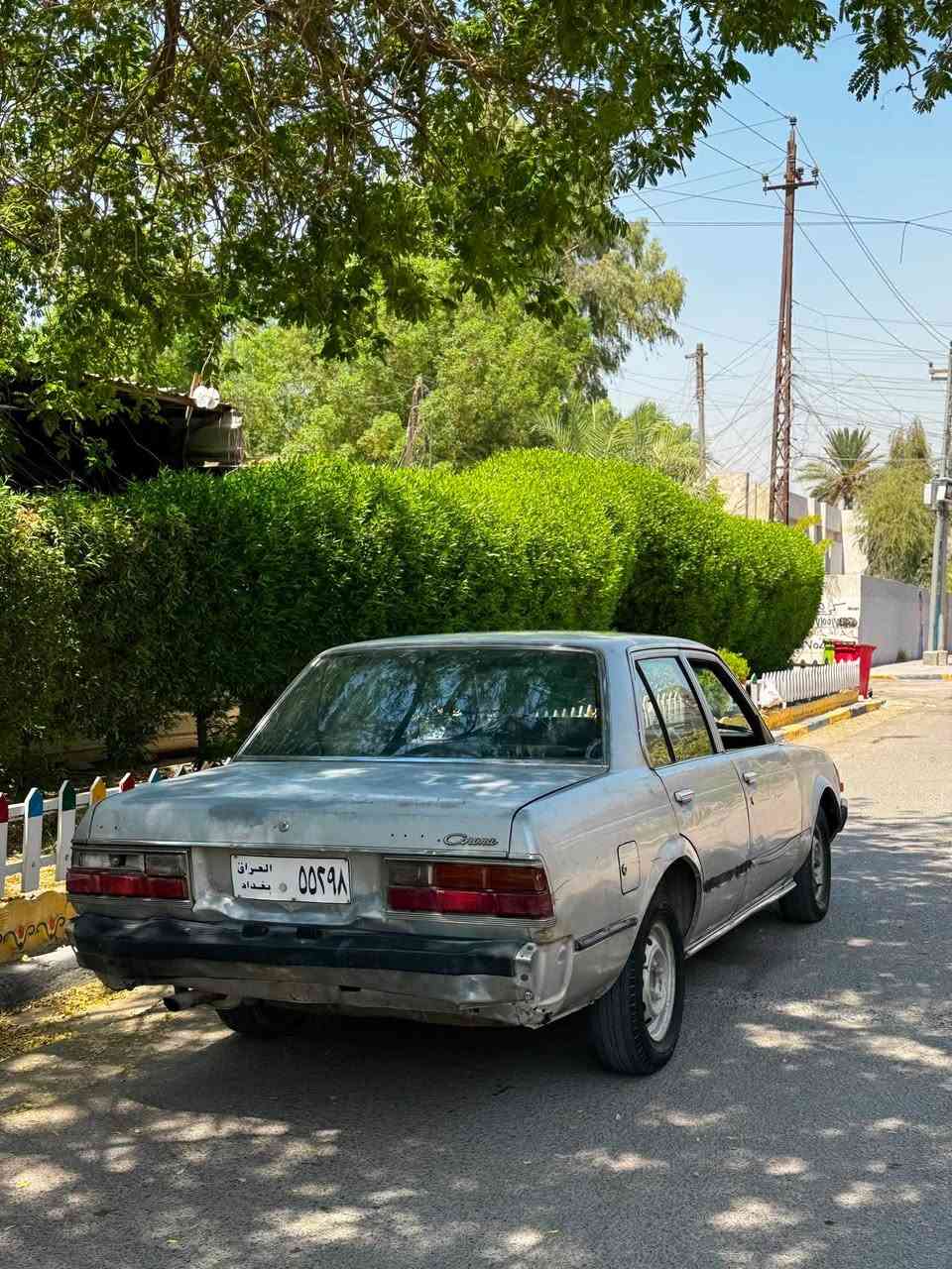 كرونا موديل 1981 السيارة شغالة بحالة جيدة السعر 27$ ورقة مكان السيارة بغداد العامرية 
هاتف ***********
