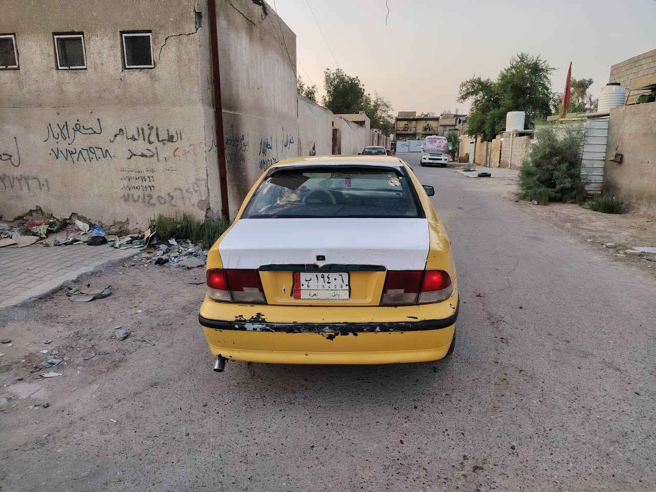 السلام عليكم سمندمديل ٢٠١١ سياره مرتبه خير من الله كير مكينه صدر امامي خلفي جديد جاهزه معمره هلالات وصبغ حزام سياره جاهزه تبريد شغال منضومه كله جديد دوشمه كامله كشنات كاعيه جلد كله جديد رقم بابل تحويل مباشر مصفره هيئه وغرامات اكاتب مروري راعيهه يريد تحويل السعر ٢٣ بيهه مجال بسيط رقم الهاتف *********** مكاني بغداد الحسينيه مال راشديه
