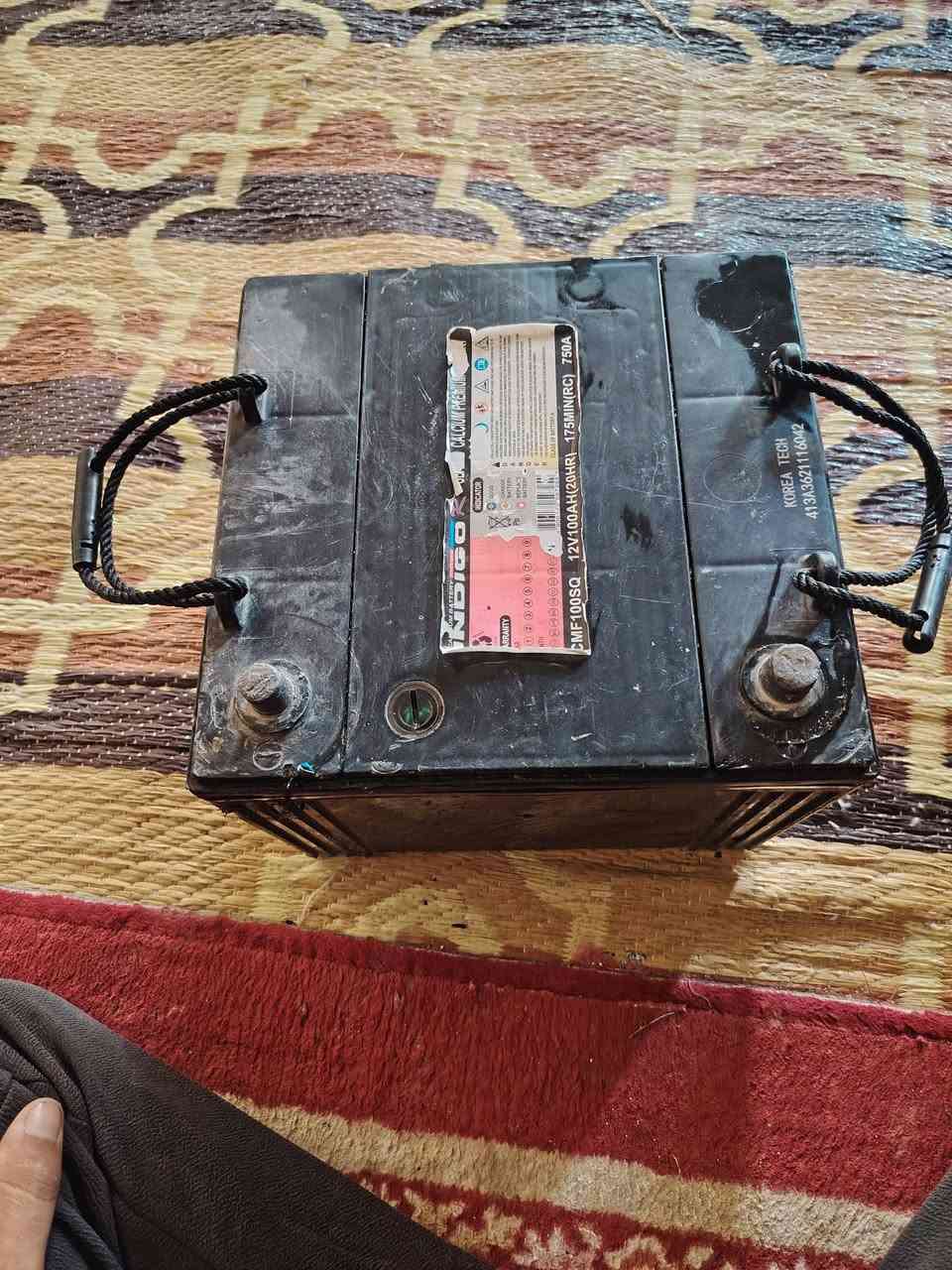 السلام عليكم للبيع باتري خو جديد عل فحص ول ضمان مكان طريق كربلاء نجف عمود ١٧٠ لشراي يتصل ويدلل رقم ***********
