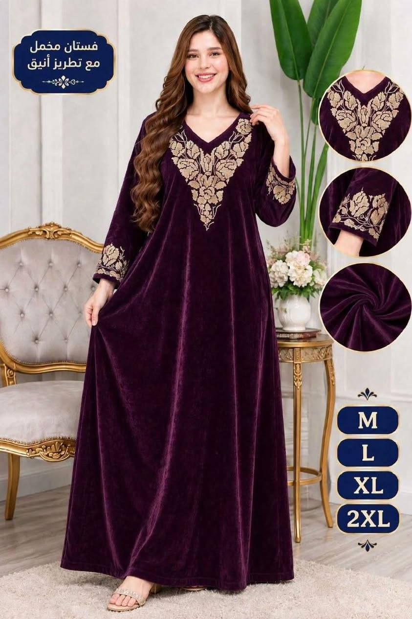 #جديد
نفتتح الموسم الشتوي اجمل الموديلات 
دشداشه قديفه مخمل الماس اصلي ثقيل ✅️
مقاس M.L.XL.2XL 
قالب كبير يلبس وزن 100ونازل✅️✅️
الدرزن 4لون 
سعر الدرزن 120الف
ملاحظه مهمه 👗 قياس 2xl
عرض الصدر 70cm
عرض حاشيه 80سم

اقل طلب للحجز نص درزن ✅️
للحجز والاستفسار 
***********
https://t.me/orkeap

نص مكتوب في الصور:
- فستان مخمل مع تطريز أنيق M L XL 2XL
- فستان مخمل
- مع تطريز أنيق
- M
- L
- XL
- 2XL