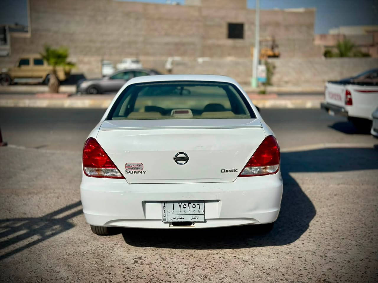 نيسان صني 2010 🤍

للبيع نيسان صني موديل 2010. 

المواصفات:

* محرك نظيف.
* كير نظيف.
* كير اوتماتيك.

رقم: الأنبار.

السيارة جاهزة للاستخدام، والفحص خير دليل.

📍 عنوان المعرض:
الأنبار - الرمادي - شارع المعارض.

📞 للاستفسار يرجى التواصل على:

***********
