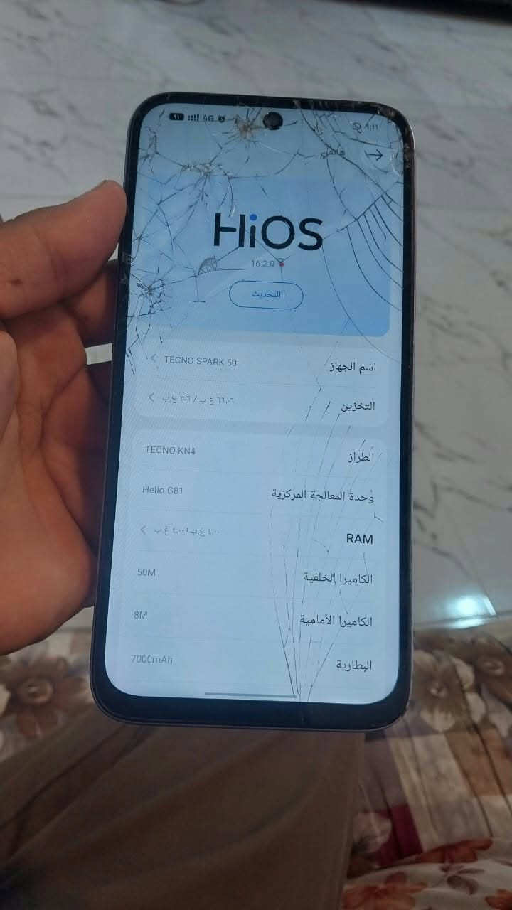 تكنو سبورت 50 • بطارية 7000 • تحتاج شاشة