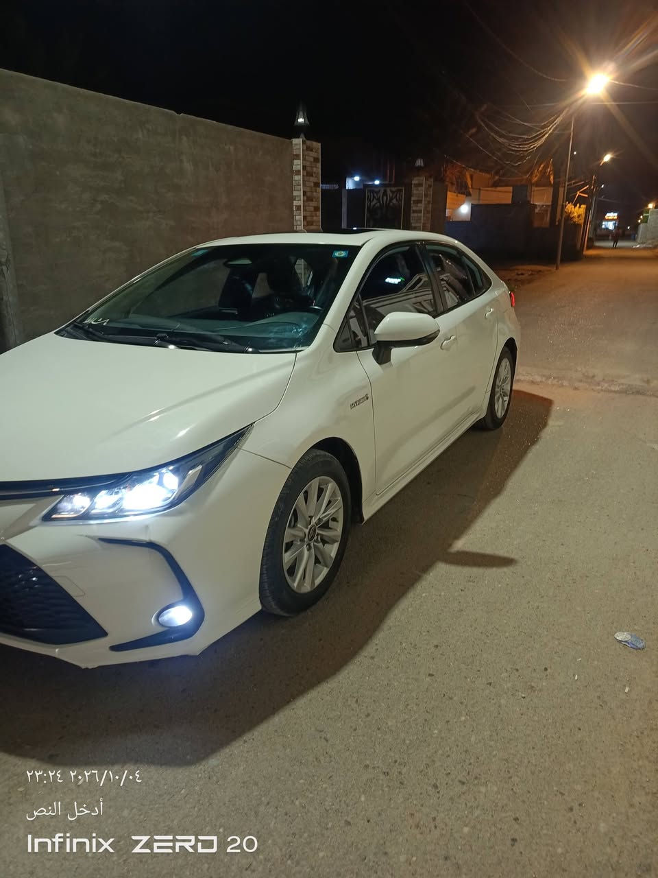 السلام عليكم كورلا هايبرد 2024  علامة الزركه باب الاول فول مواصفات عدا كرسي كهرباء رقم بغداد الجديد تحويل مباشر مكفوله كفاله عامه ماشيه 35 السيارة بعده عله وضع الشركه السعر 150 العنوان الفلوجة للاستفسار الاتصال على الرقم 
***********

نص مكتوب في الصور:
- ٢٣:٢٤ ٢٠٢٦/١٠/٠٤
- أدخل النص
- Infinix ZERO 20
- ٢٣:٢٤ ٢٠٢٦/١٠/٠٤ أدخل النص Infinix ZERO 20
- Infinix ZERD 20