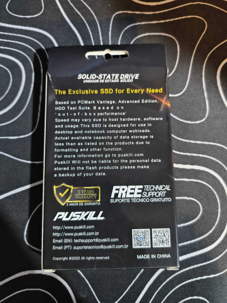 هارد ssd 2tb جديد من puskill
السعر 200 الف وبيه مجال
ضمان سنة
الهيلث والسرعة موضحاة بالصوره
توصيل 5
مكاني بابل مسيب
***********
