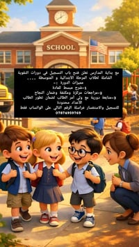 دورات تقوية • الابتدائية • المتوسطة