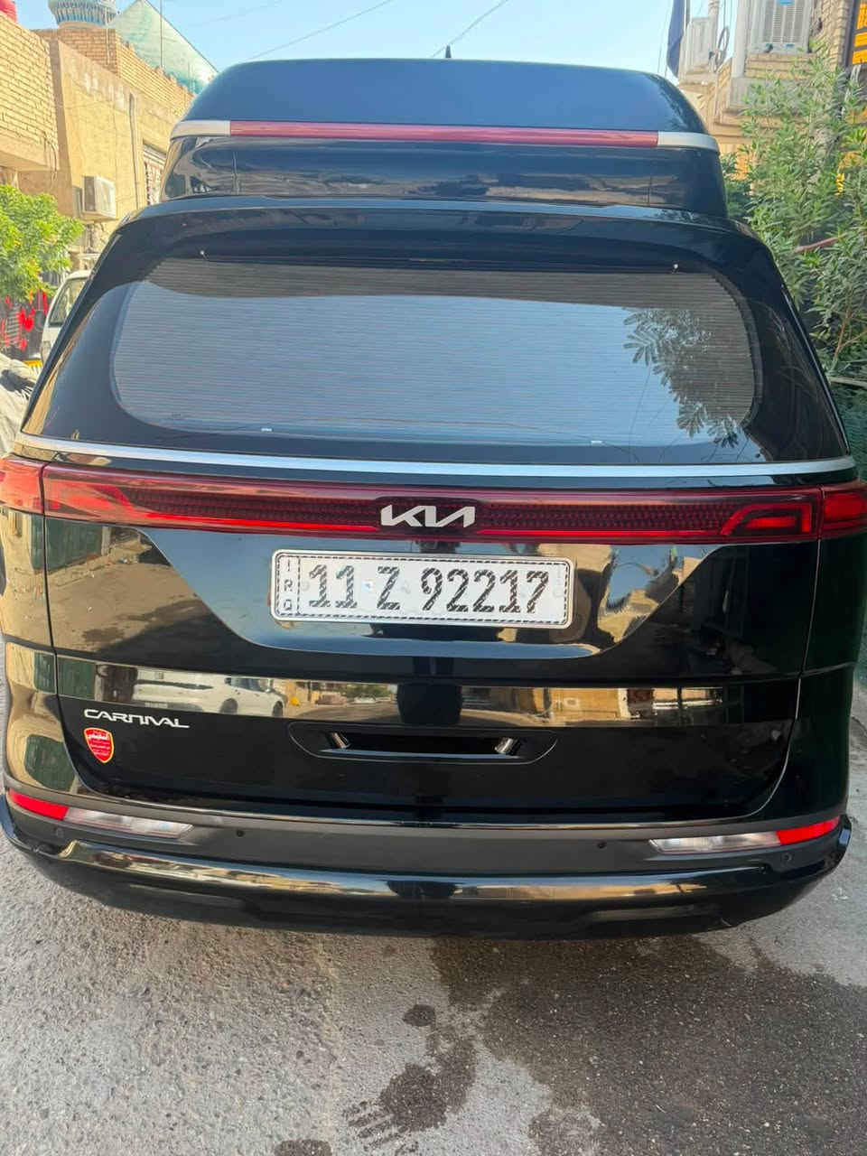 السلام عليكم كيا كرنفال vip موديل 23 ماشيه 32الف سيارة جديده بدون نقص مواصفات
كامره 
شاشه كبيره 
اناره داخليه 
كراسي تدفئه تبريد امامي وخلفي فقط تدفئه
كراسي جلد vip 
رادار امامي وخلفي 
بردات 
تبريد مركزي 
حاسات 
مري شفط 
بصمه 
ابواب كهربائية 
تشغيل عن بعد 
ستيرن تدفئه 
سعر 295 
مكان بغداد 
رقم ***********
