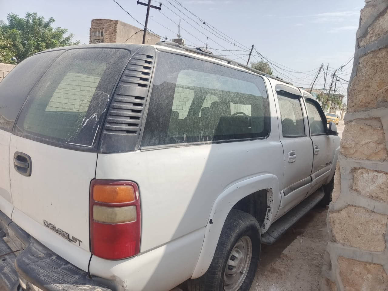 السلام عليكم جمسي ادوات
2002محرك 5300كير 1000
 حداديه 75٪تخم تاير
كهربايات كله شغاله 
***********
