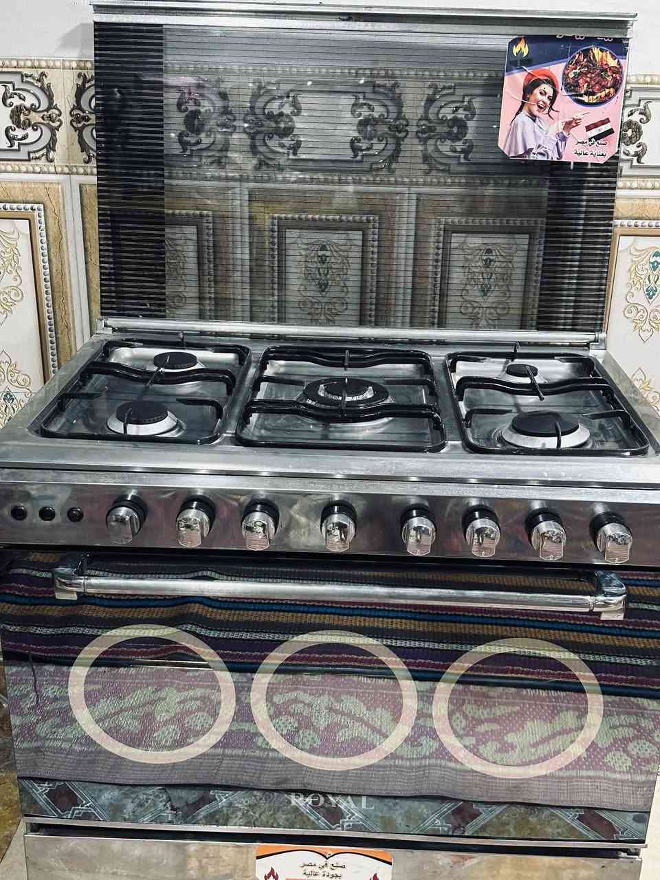 طباخ رويال ستيل • خمس مشاعل • نظيف