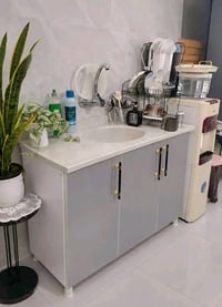 كاونتر MDF • سنك ١٫٢٠م • مرمر