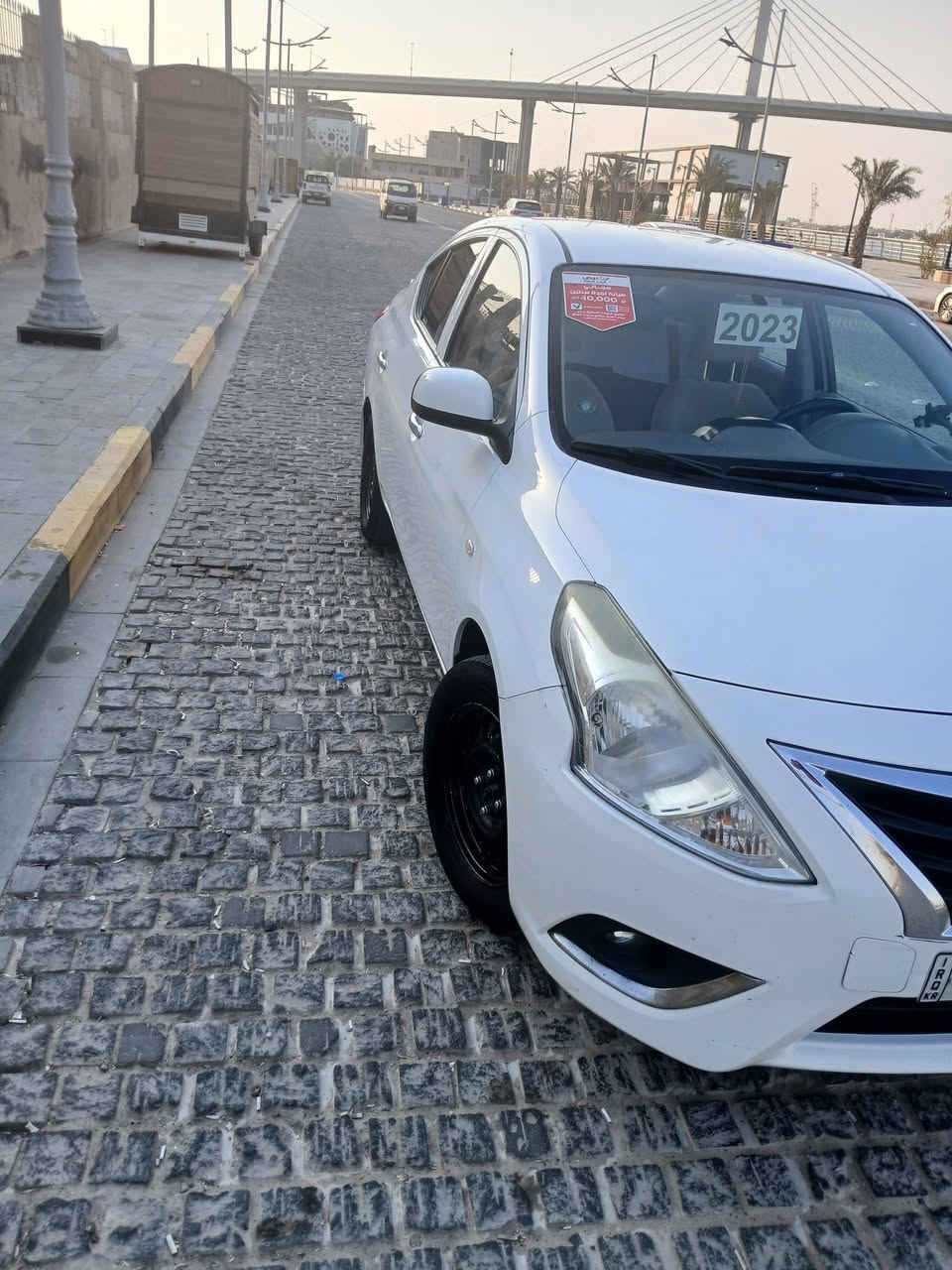 نيسان سني هندي موديل ٢٣ مكفوله من صبق ضربه بيه بارد فقط عنوان البصره  مكينه كير حداديه كفاله شرط تخم تايرات سعر 110 ***********
