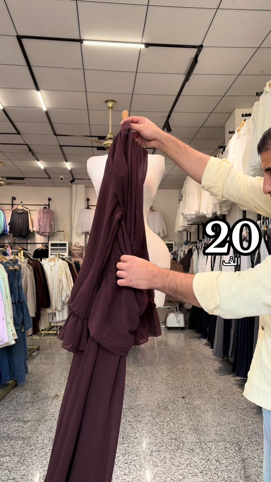 سعر 20✅ #ازياء_مارشملو  فستان شيفون مبطن بالكامل شده بالخصر دبل كلوش كما موضح بالفيديو ترند الموسم كوالتي جداً عالي😍   ملاحظة 📝:طول الفستان كامل ✅ القياسات:38 40 42 44 46 48  كوالتي عالي الجودة للضمان الفحص بحضور المندوب  يتوفر _ نظام استبدال+ استرجاع الحجز و الاستفسار ع الارقام التاليه : 📞*********** 📞‏ *********** *********** 📞*********** *********** ***********📞  توصيل جميع محافظات العراق 🇮🇶 #اكسبلور#ملابسي

نص مكتوب في الصور:
- 20 الف