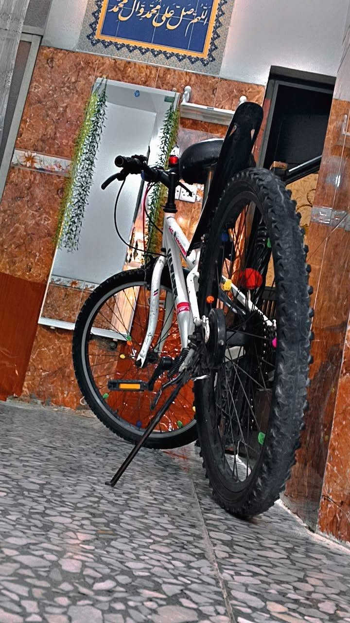سلام عليكم عندي باسكل 
لبيع حجم 24
سعر 65 بي مجال
او موارس
عنوان مدينة الصدر قطاع 26
تواصل/***********
