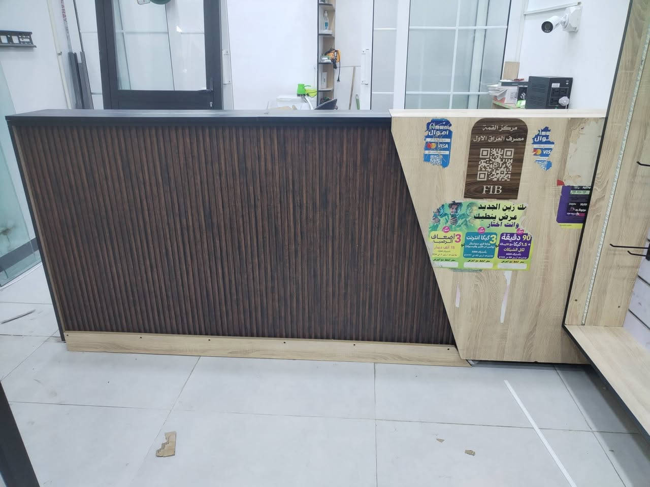السلام عليكم
فاترينات للبيع نظيفات جدا العدد ٥ مع هوكات سعر الواحد ١٠٠ الف مع هوكات التعليك
مع ميز كاشير السعر ٢٥٠ الف البيع شلع
رقمي ***********
عنواني بغداد الشعب حي التجار شارع الأسواق المركزية

