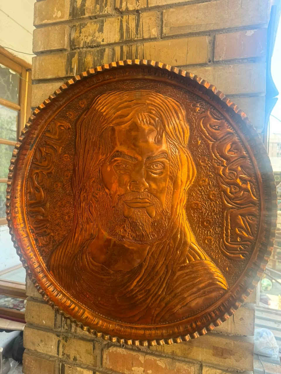 السلام عليكم صينيه بغداديه منقوشه عليها الامام الحسين  (عليهم السلام)قياس66والاستفسار ***********

