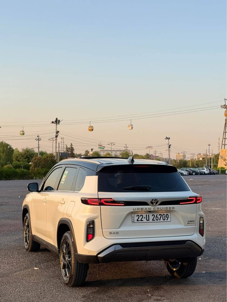 ✨بسم الله الرحمن الرحيم✨   

URBAN CRUISER         2026       تۆیۆتا ئوربان مۆدیل 

سفری شەریکەی ساز  SAS 
تەنها ١ هەزار کم رويشتوة
 مواسفات -بةسمة -بريك بةسمة-پينج كاميرة -داتاشؤ-حةساس-پانوراما سةقف رةش -وايرليس-تعديل سورعة
سةيارةكة بي سبوخ بي تعديلة 
بةناوي خومة تعويل بةشةرت
شوێن: هةولير
ژم:*********** أربيل, العراق

